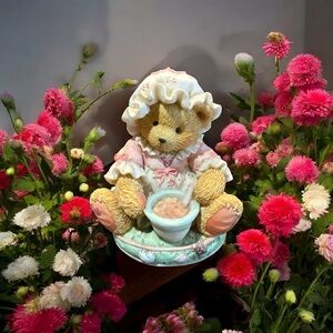 Cherished Teddies Little Miss Muffet Figure Great condition w/no box. 🧸🕷️Vintage
